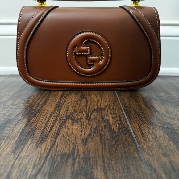 Medium Top Handle Crossbody Bag Brown - Picture 2 of 8